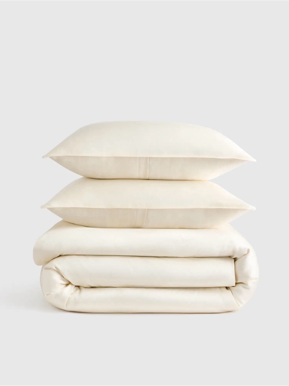 Quince Bamboo Duvet Cover Set - King/Cali King - Ivory